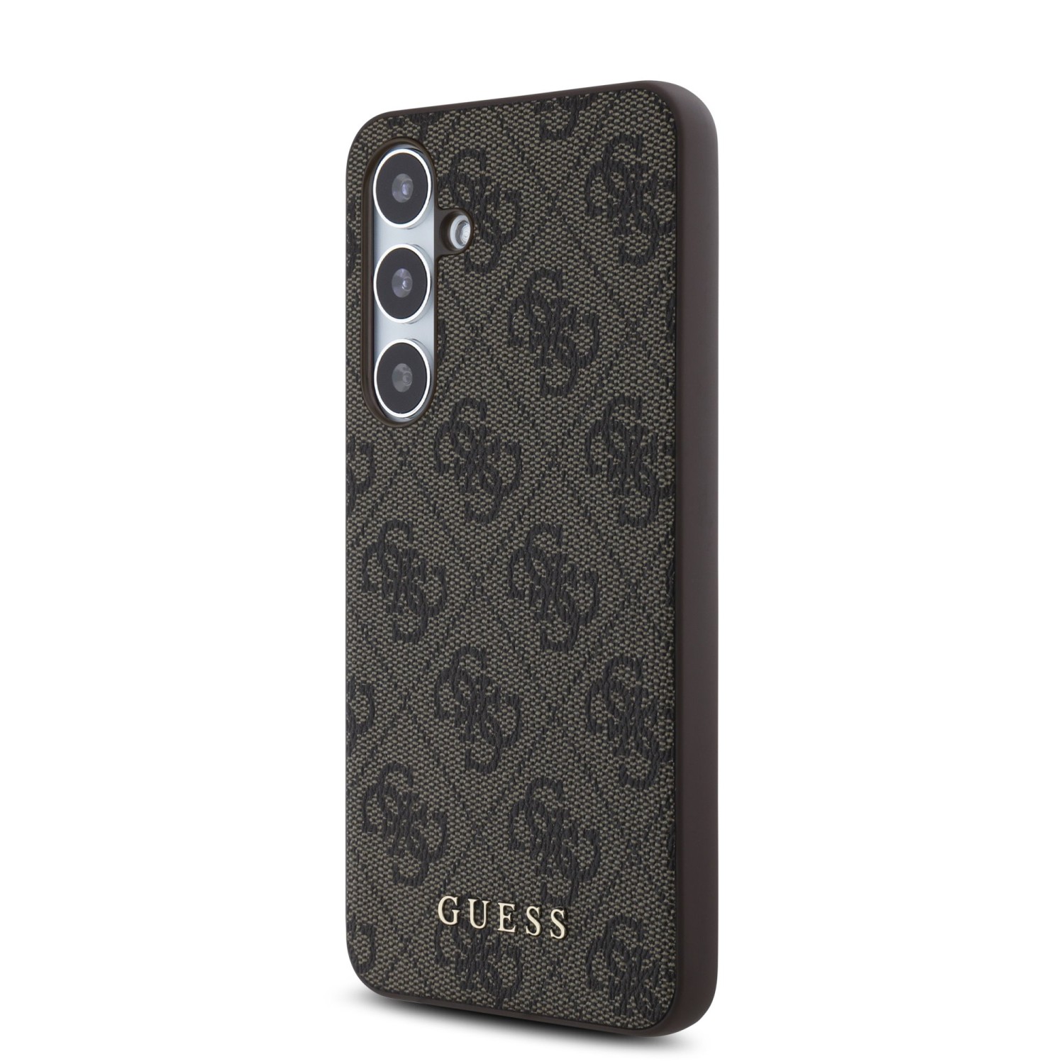 Guess 4G Zadní Kryt pro Samsung Galaxy S24 FE Brown