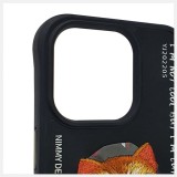 NIMMY case GLASSES COOL CAT for IPHONE 15 Pro Max black