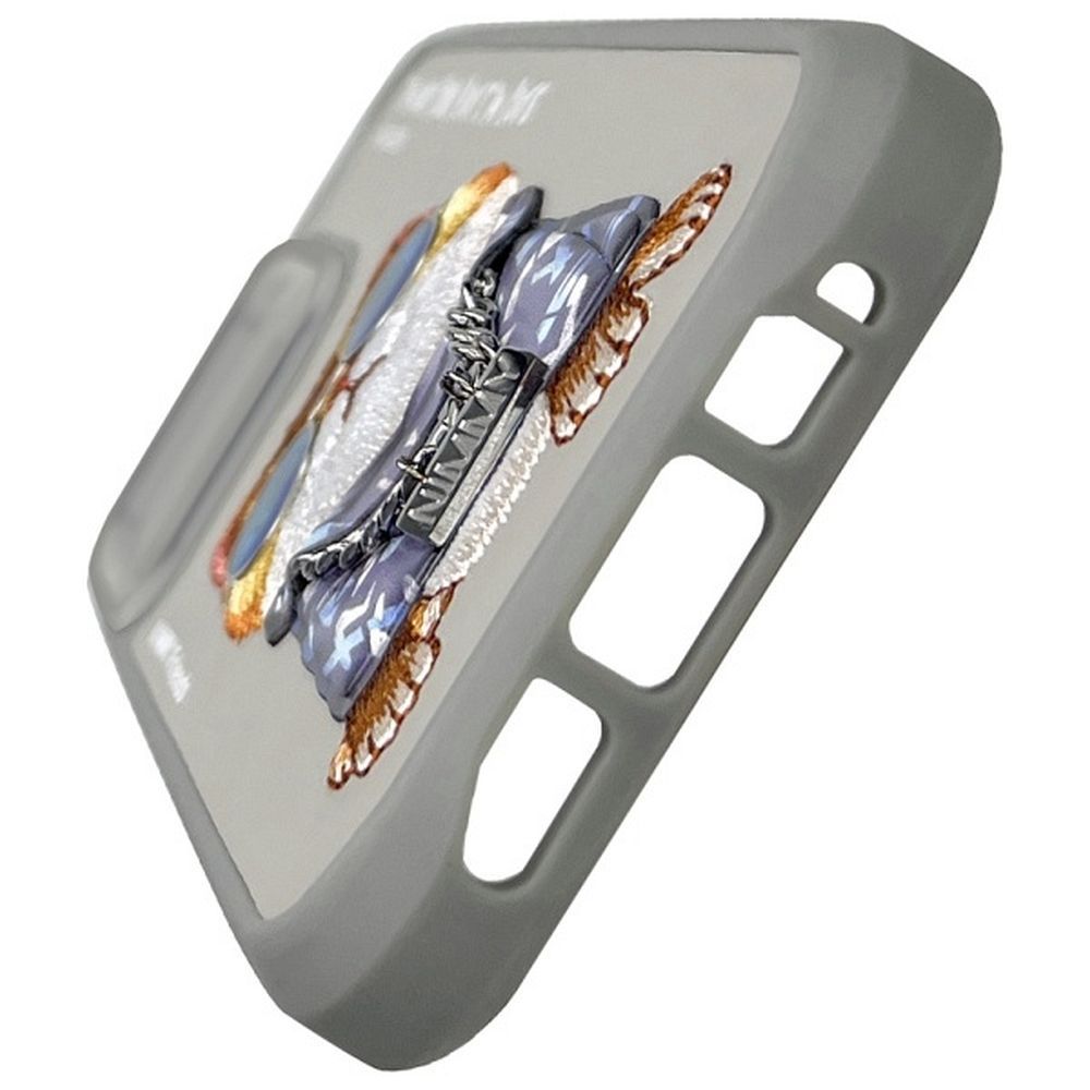 NIMMY case GLASSES COOL CAT for IPHONE 15 Pro gray