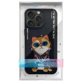 NIMMY case GLASSES COOL CAT for IPHONE 15 Pro black