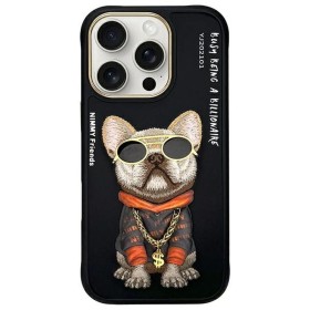 Zadný kryt NIMMY case GLASSES COOL DOG pre Apple iPhone 16 Pro Max, čierna
