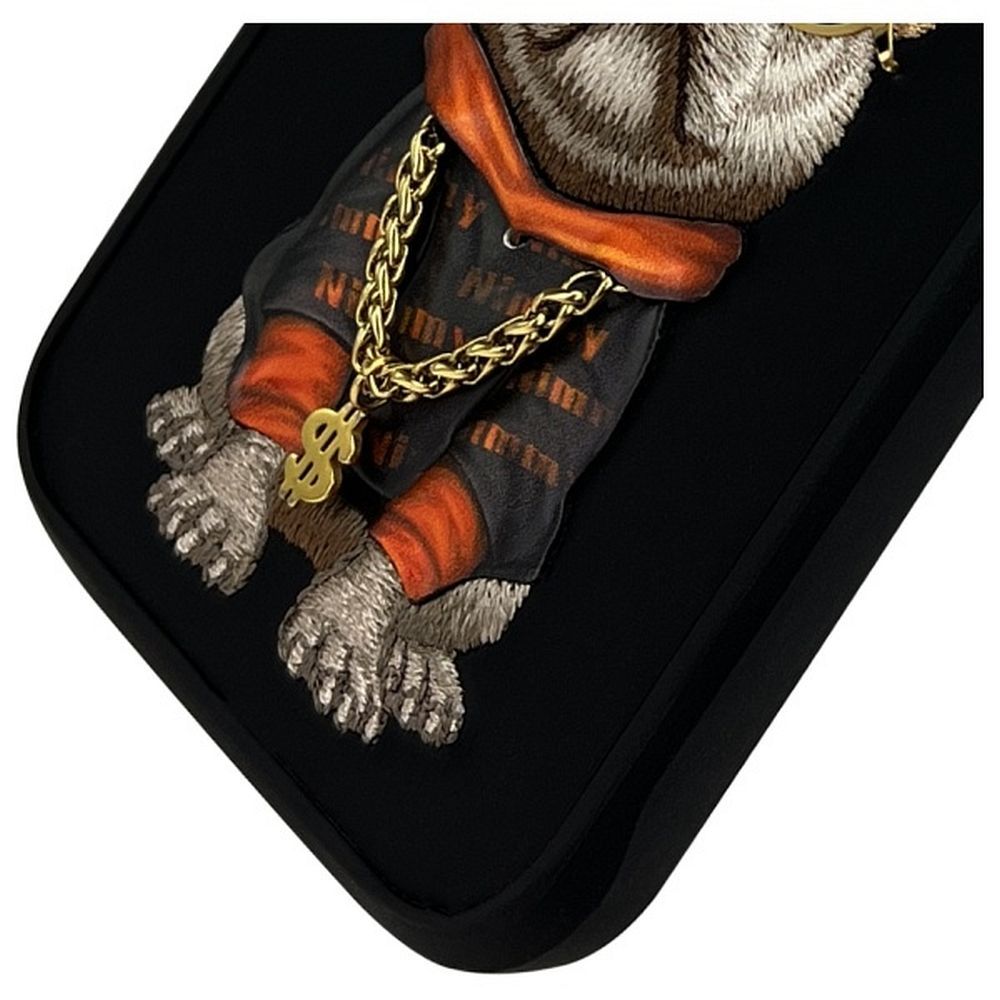 NIMMY case GLASSES COOL DOG for IPHONE 16 Pro Max black