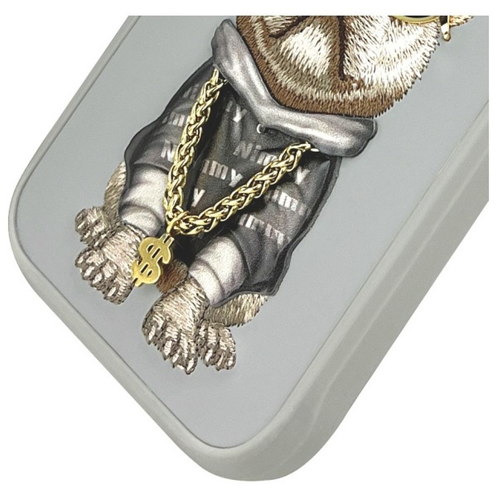 NIMMY case GLASSES COOL DOG for IPHONE 15 Pro gray
