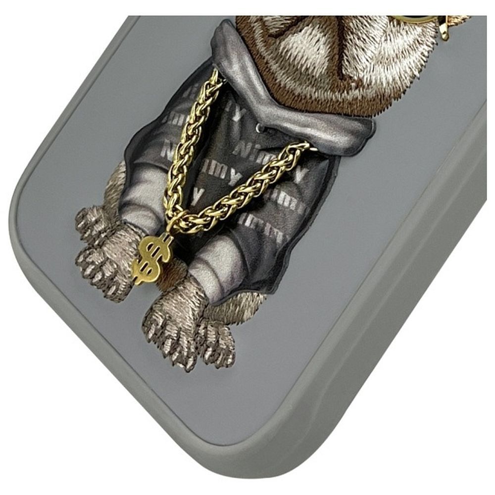 NIMMY case GLASSES COOL DOG for IPHONE 16 Pro Max gray