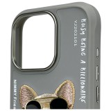 NIMMY case GLASSES COOL DOG for IPHONE 16 Pro gray