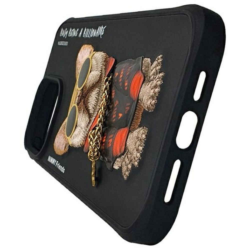 NIMMY case GLASSES COOL DOG for IPHONE 15 Pro Max black