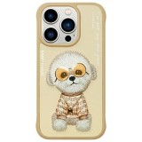 NIMMY case GLASSES COOL DOG for IPHONE 15 Pro Max khaki