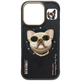 NIMMY case GLASSES COOL DOG compatible with MagSafe for IPHONE 16 Pro Max black