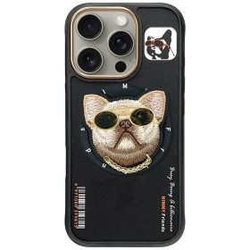 Zadný kryt NIMMY case GLASSES COOL DOG advanced with MagSafe pre Apple iPhone 16 Pro Max, čierna