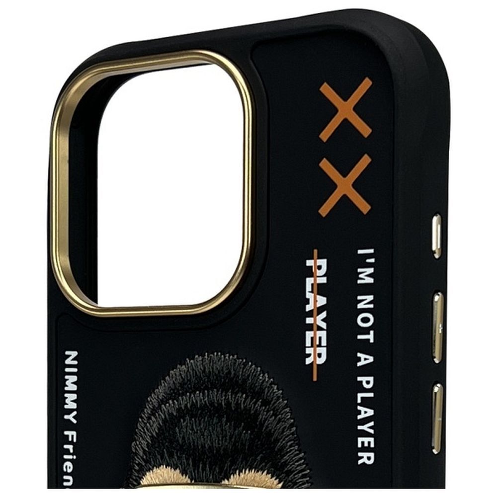 Zadní kryt NIMMY case COOL&CUTE 2.0 Monkey pro Apple iPhone 15, černá