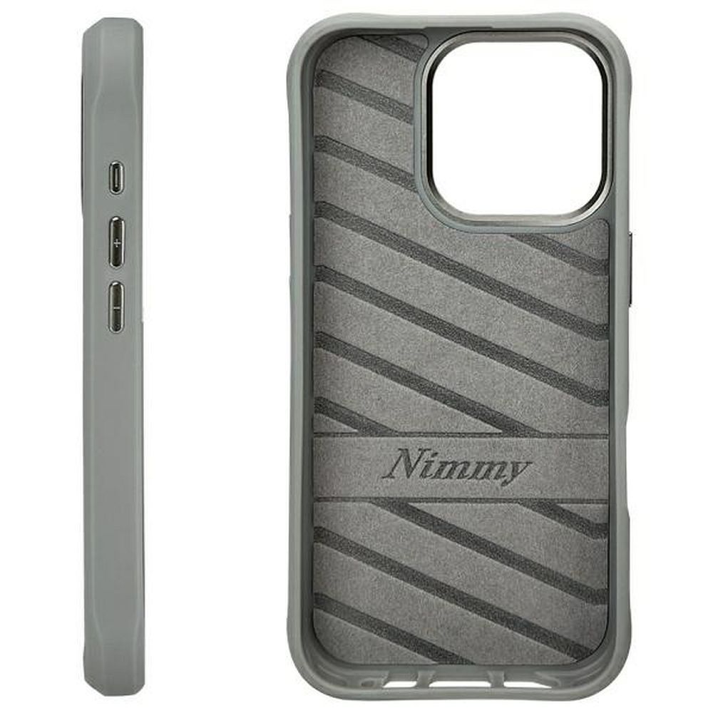 Zadní kryt NIMMY case COOL&CUTE 2.0 Bear pro Apple iPhone 16 Pro Max, šedá