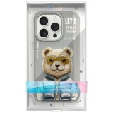 NIMMY case COOL&CUTE 2.0 Bear for IPHONE 15 Pro gray