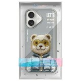 NIMMY case COOL&CUTE 2.0 Bear for IPHONE 16 gray