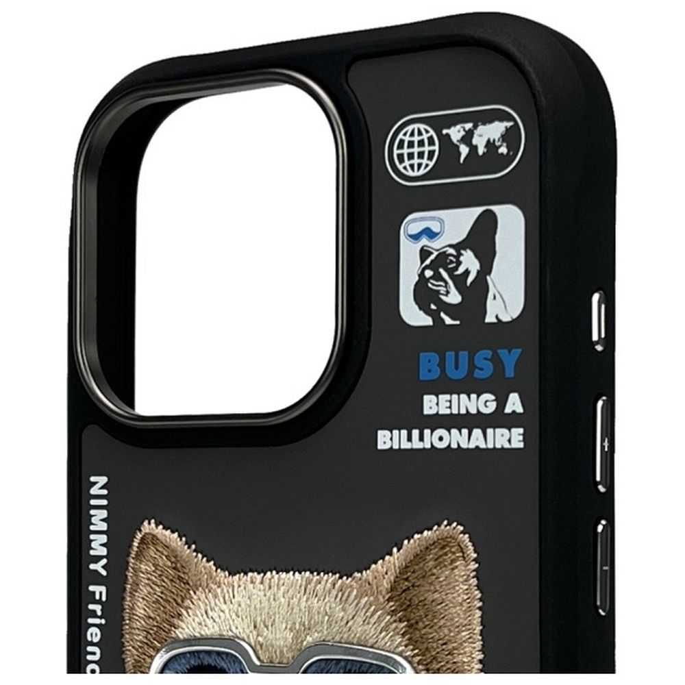 Zadní kryt NIMMY case COOL&CUTE 2.0 Dog pro Apple iPhone 15 Pro Max, černá