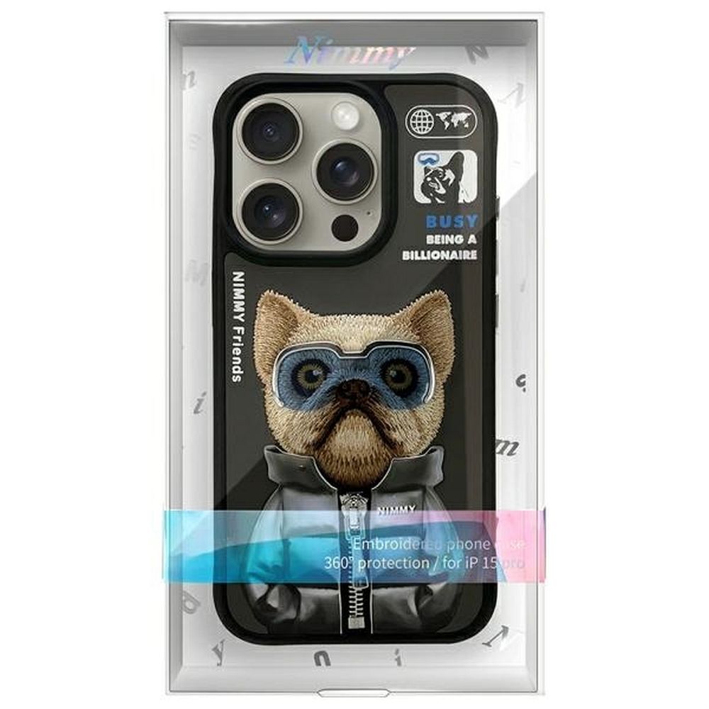 NIMMY case COOL&CUTE 2.0 Dog for IPHONE 15 Pro black