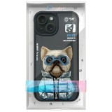 NIMMY case COOL&CUTE 2.0 Dog for IPHONE 15 black