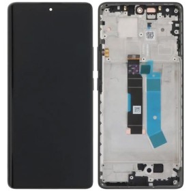 LCD display + dotyková doska + predný kryt pre Xiaomi Redmi Note 14 Pro 4G, black (Service Pack)