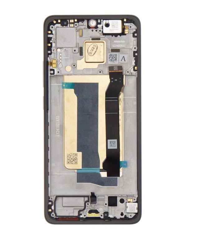 LCD display + dotyková deska + přední kryt pro Poco X7 Pro 5G, black