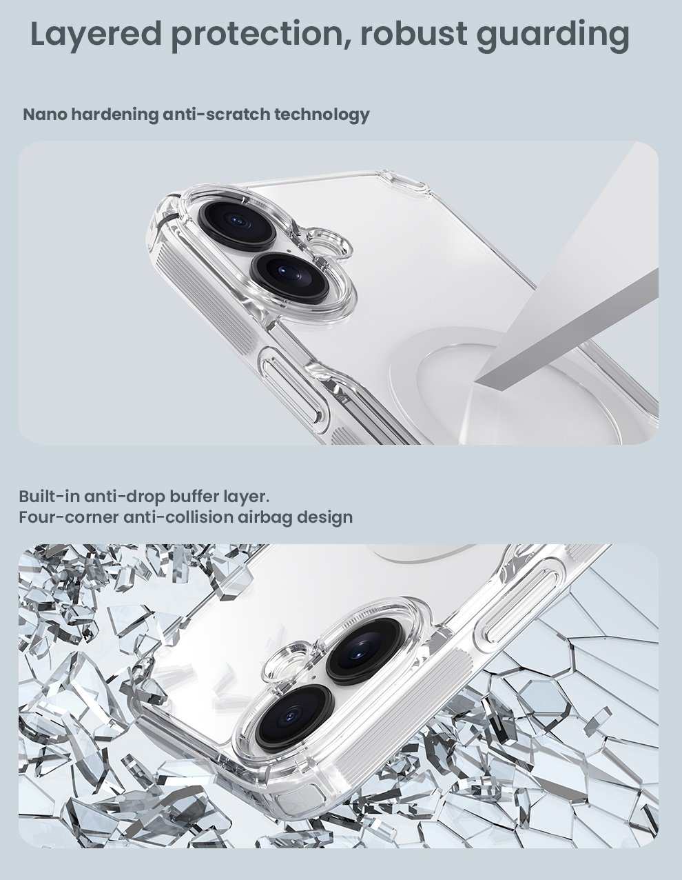 Nillkin Nature TPU PRO Magnetic Kryt pro Apple iPhone 17 Transparent
