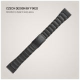 Titanový řemínek FIXED Titanium Strap pro Garmin QuickFit 26mm, černý
