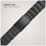 Titanový řemínek FIXED Titanium Strap pro Garmin QuickFit 26mm, černý