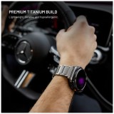Titanový řemínek FIXED Titanium Strap pro Garmin QuickFit 22mm, přírodní titan