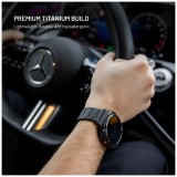 Titanový řemínek FIXED Titanium Strap pro Garmin QuickFit 22mm, černý