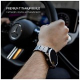 Titanový řemínek FIXED Titanium Strap pro smartwatch Samsung Galaxy Watch Ultra, přírodní titan