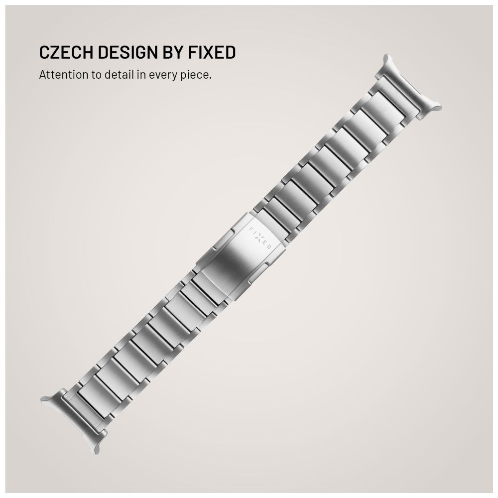 Titanový řemínek FIXED Titanium Strap pro smartwatch Samsung Galaxy Watch Ultra, přírodní titan