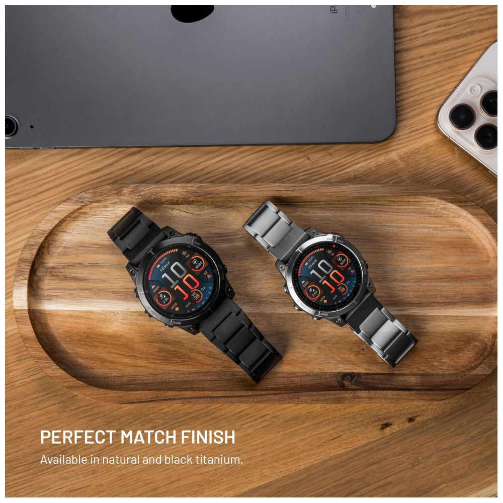 Titanový řemínek FIXED Titanium Strap pro smartwatch Samsung Galaxy Watch Ultra, přírodní titan