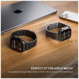 Titanový řemínek FIXED Titanium Strap pro Apple Watch 44/45/46/49mm, černý