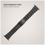 Titanový řemínek FIXED Titanium Strap pro Apple Watch 44/45/46/49mm, černý