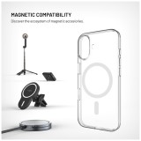 Zadní kryt FIXED MagShell s podporou Magsafe pro Apple iPhone 16, čirý