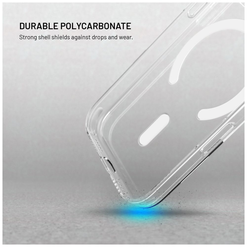 Zadní kryt FIXED MagShell s podporou Magsafe pro Apple iPhone 16, čirý