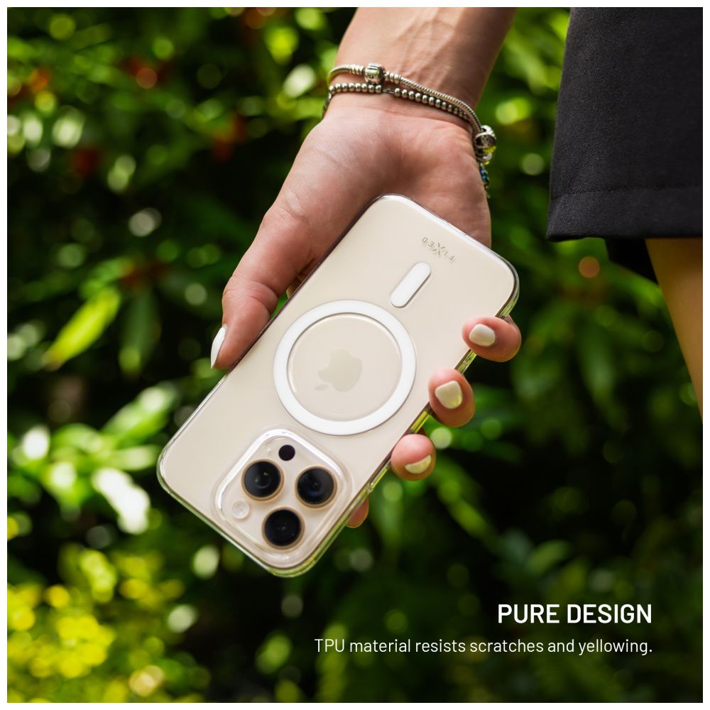 Zadní kryt FIXED MagShell s podporou Magsafe pro Apple iPhone 17 Pro Max, čirý