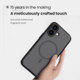 Nillkin Super Frosted PRO Magnetic Zadní Kryt pro Apple iPhone 17 Transparent Black