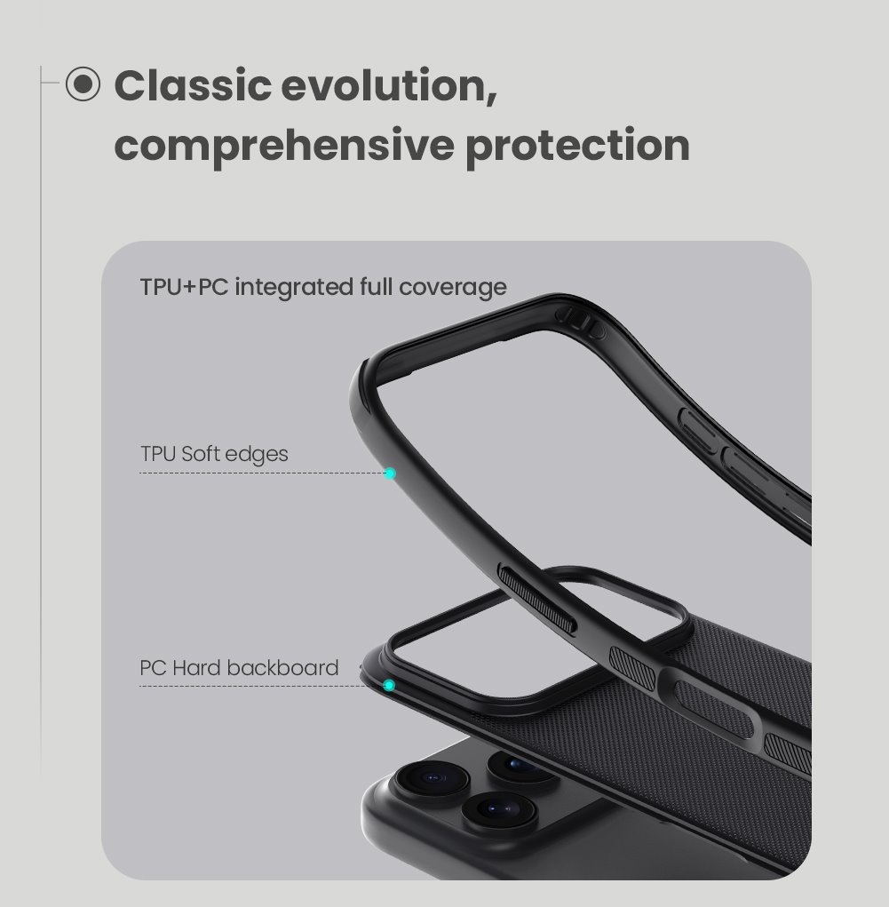 Nillkin Super Frosted PRO Magnetic Zadní Kryt pro Apple iPhone 17 Pro Max Black