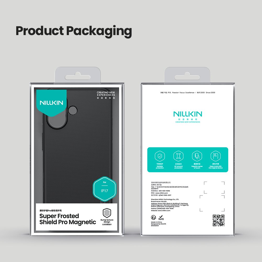 Nillkin Super Frosted PRO Magnetic Zadní Kryt pro Apple iPhone 17 Black