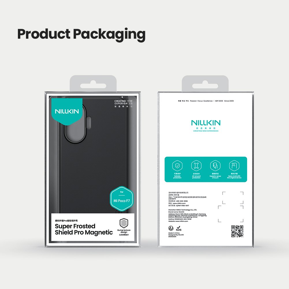 Nillkin Super Frosted PRO Magnetic Zadní Kryt pro Poco F7 Black