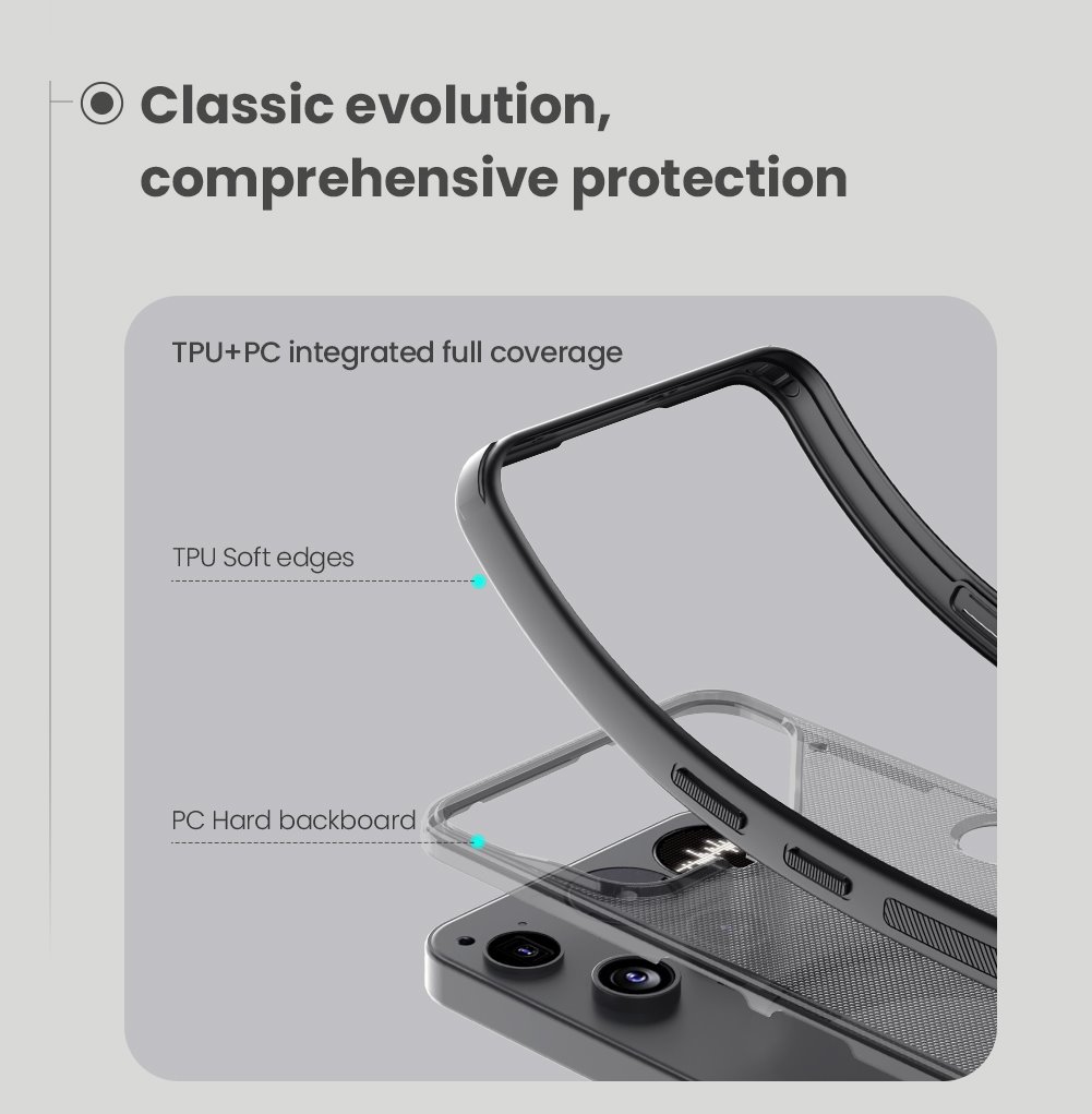 Nillkin Super Frosted PRO Zadní Kryt pro Nothing Phone 3 Transparent Black