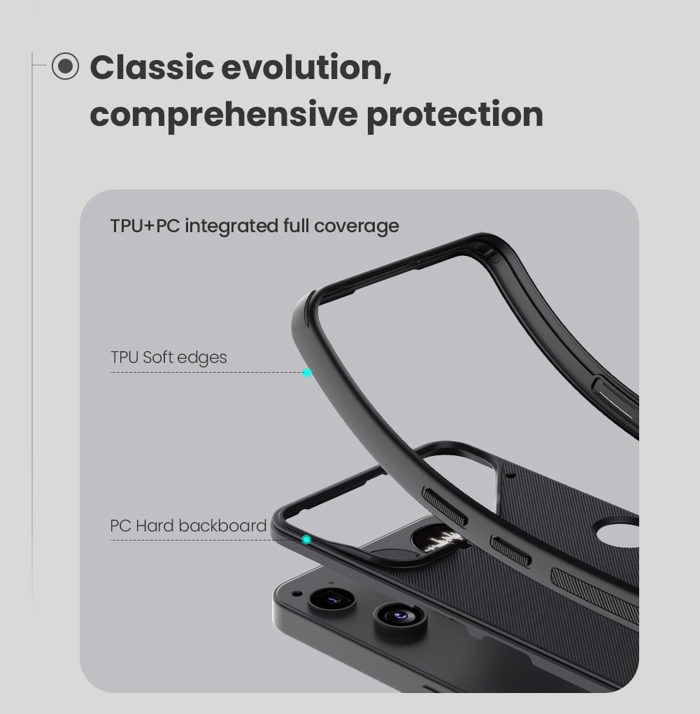 Nillkin Super Frosted PRO Zadní Kryt pro Nothing Phone 3 Black