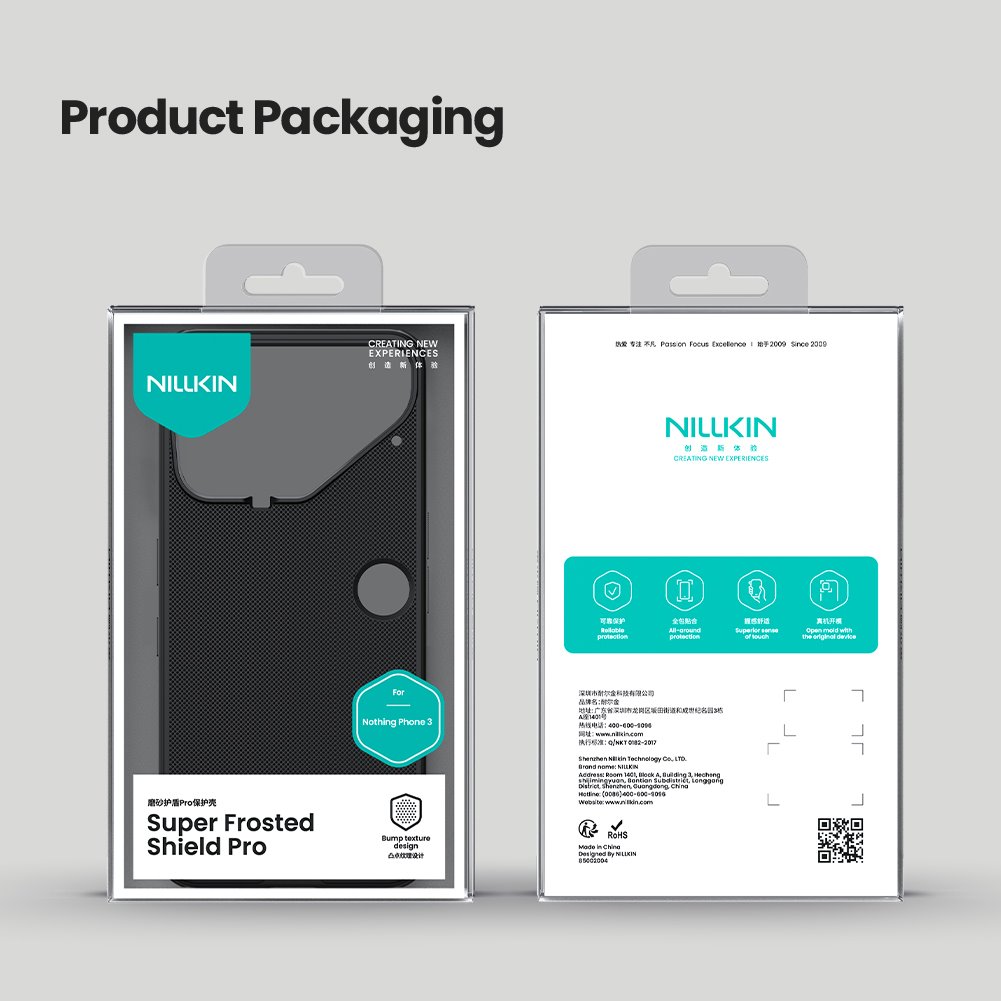 Nillkin Super Frosted PRO Zadní Kryt pro Nothing Phone 3 Black