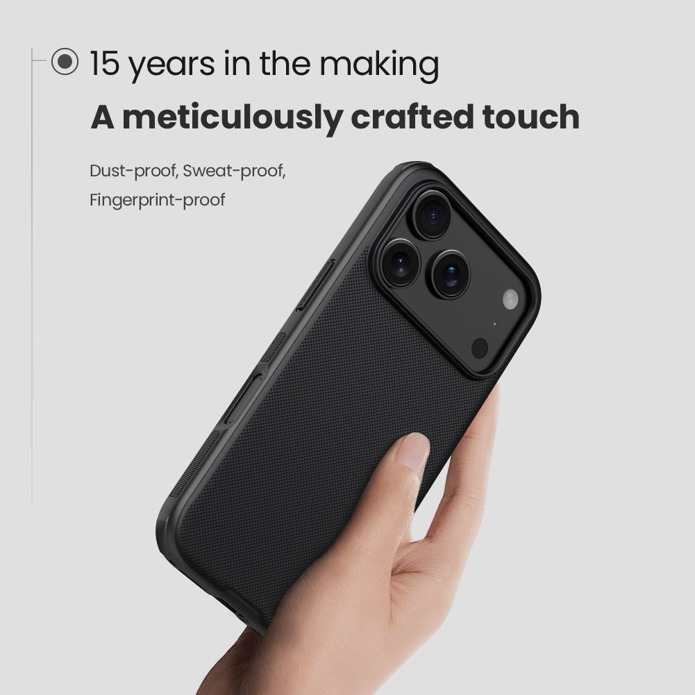 Nillkin Super Frosted PRO Zadní Kryt pro Apple iPhone 17 Pro Dark Green