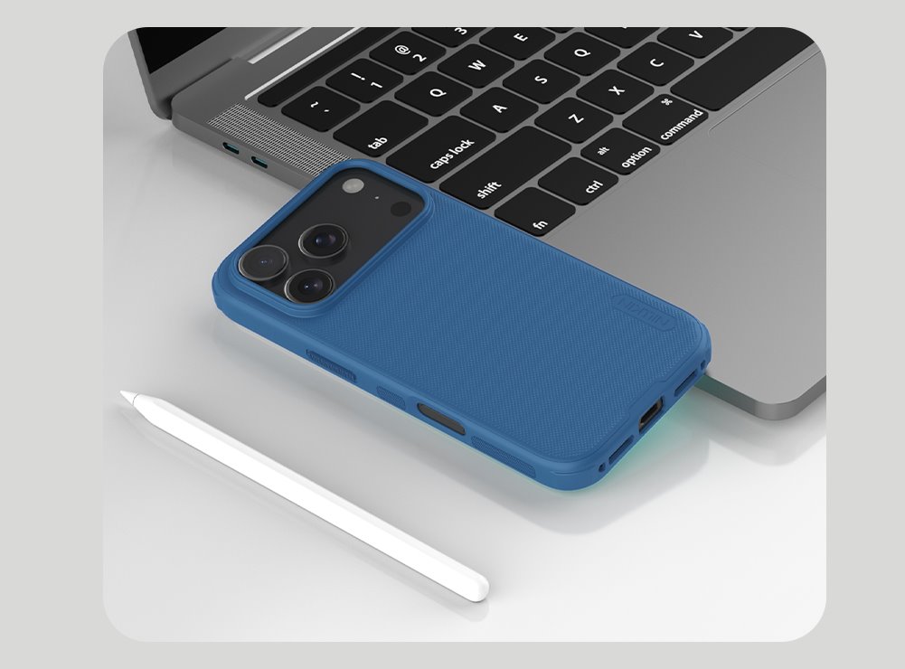Nillkin Super Frosted PRO Zadní Kryt pro Apple iPhone 17 Pro Blue