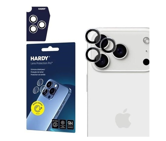 3mk ochrana kamery HARDY Lens Protection Pro pro Apple iPhone 17 Pro /17 Pro Max, transparentní