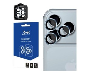 Ochrana kamery 3mk Lens Protection PRO pre Apple iPhone 17 Pro /17 Pro Max, ocean blue