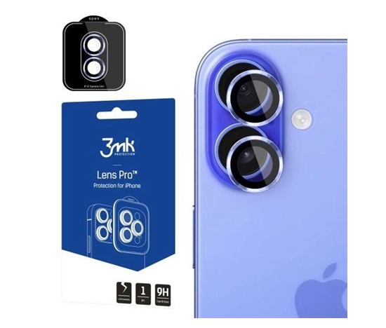 Ochrana kamery 3mk Lens Protection pro Apple iPhone 17, light blue
