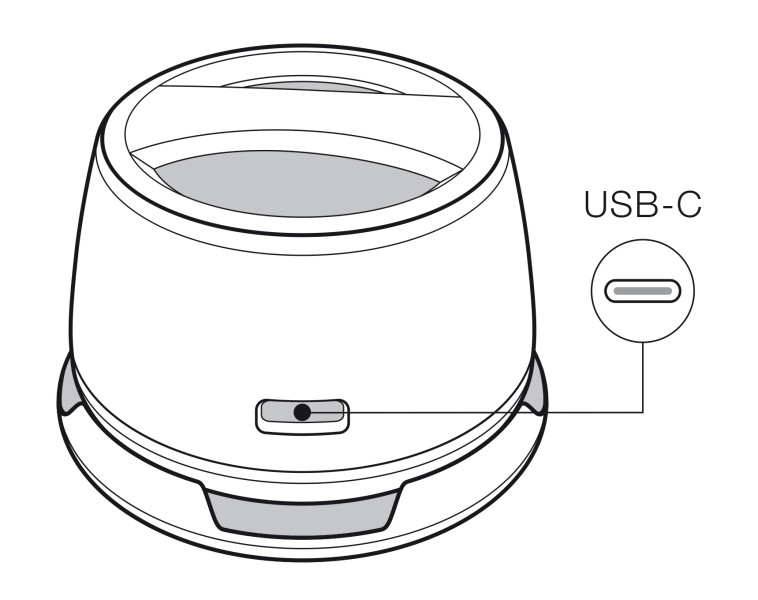 Aligator Mini Beat pro MagSafe, černá