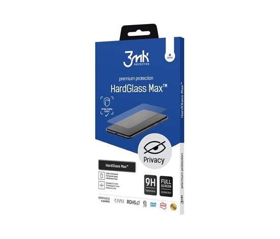 Tvrzené sklo 3mk HardGlass MAX Privacy pro Apple iPhone X/XS/11 Pro, černá