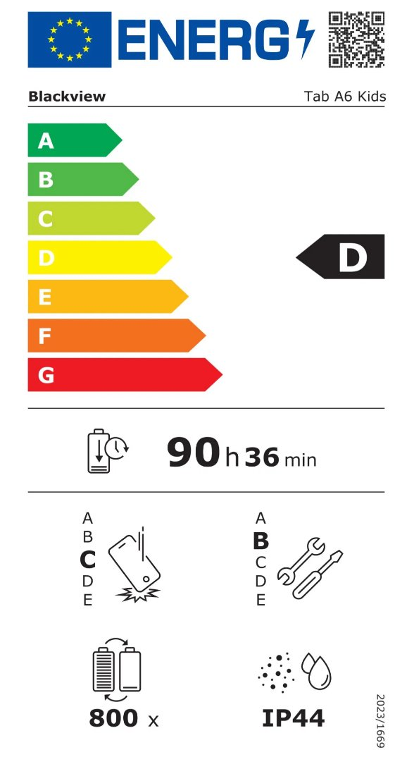 Blackview Tab A6 Kids WiFi 10.1" 4GB/128GB WiFi modrá